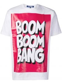 Junya Watanabe MAN   x27 Boom Boom Bang  x27  T-shirt   x27 Boom Boom Bang  x27  T-shirt at Farfetch